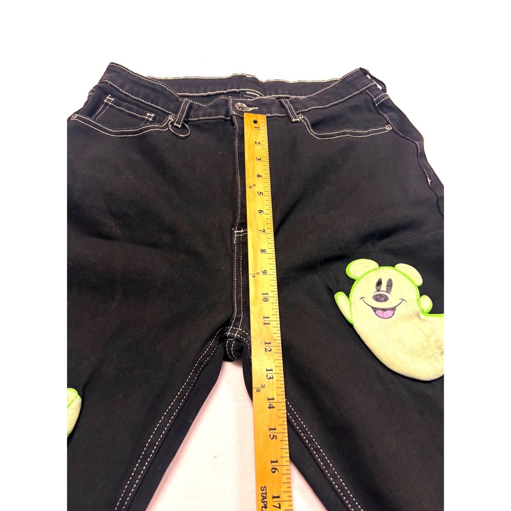 Disney Her Universe Mickey Minnie Mouse Ghost Glow In The Dark Black Jeans 31 - Picture 6 of 10